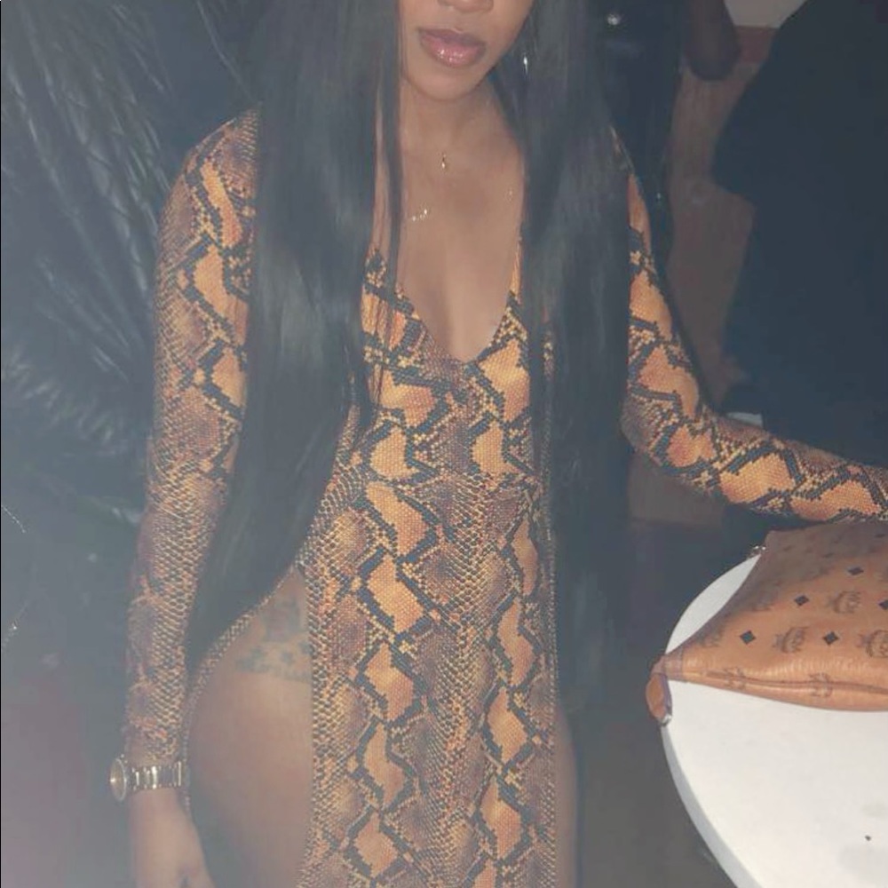Sexy snake dress